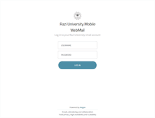 Tablet Screenshot of mail.razi.ac.ir